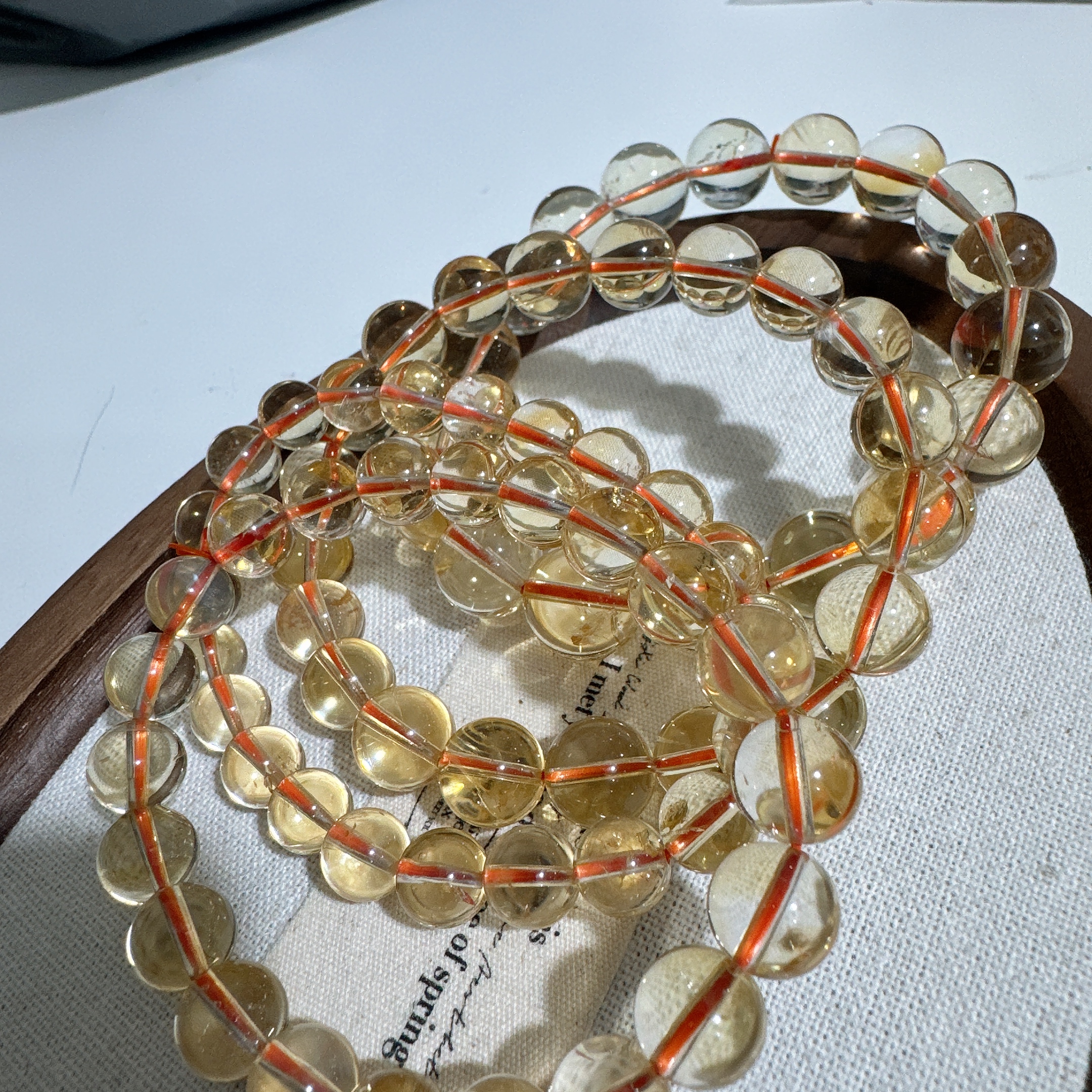 s171天然高品质暴力黄水晶男女款单圈  多样性发一件