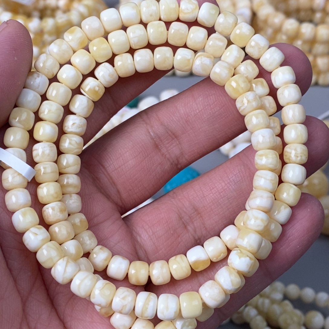 蜜蜡珠宝奇石未镶嵌 6.6mm19.4g