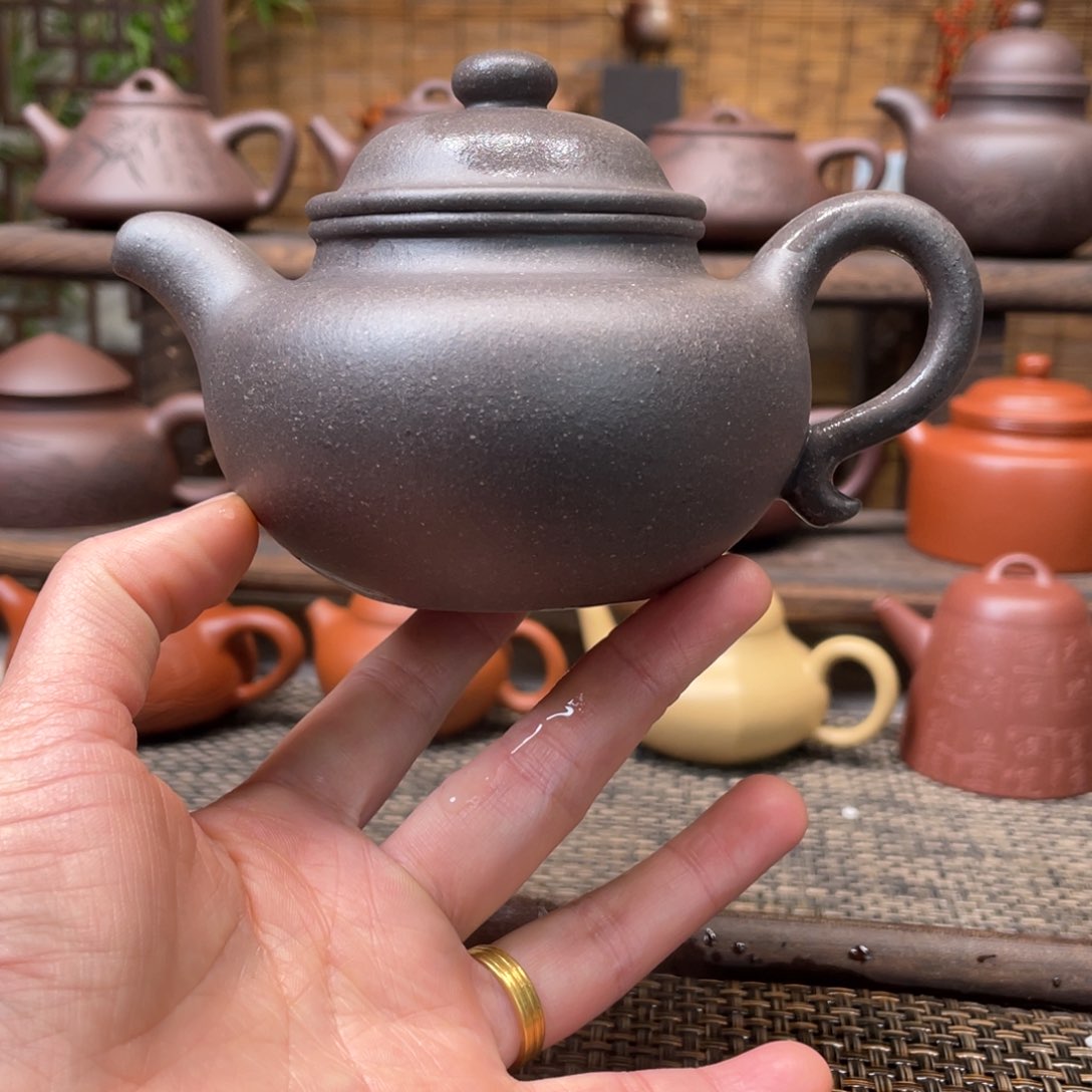 紫砂茶壶宜兴原矿紫砂手工制全250全