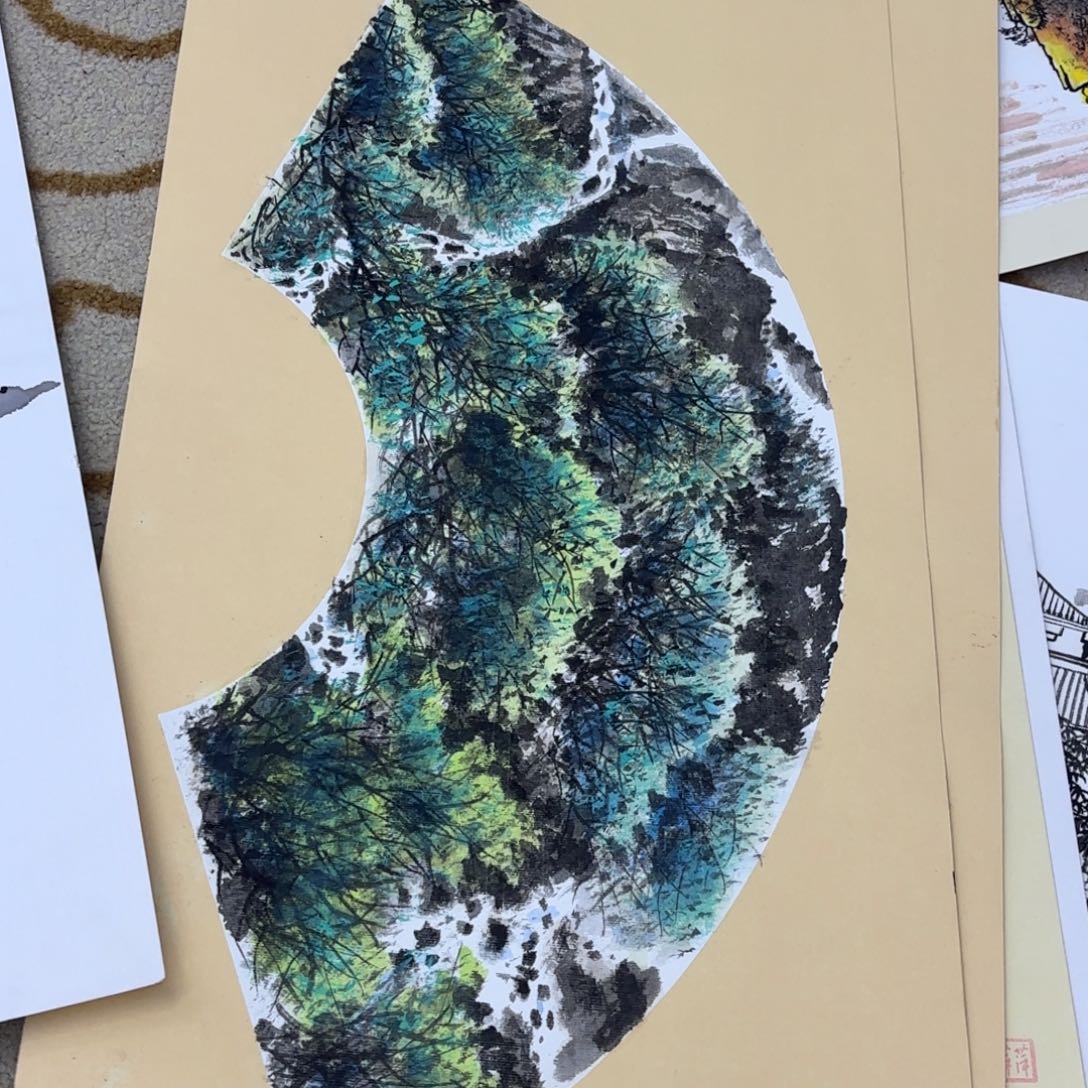国画33-66卡纸作品艺
