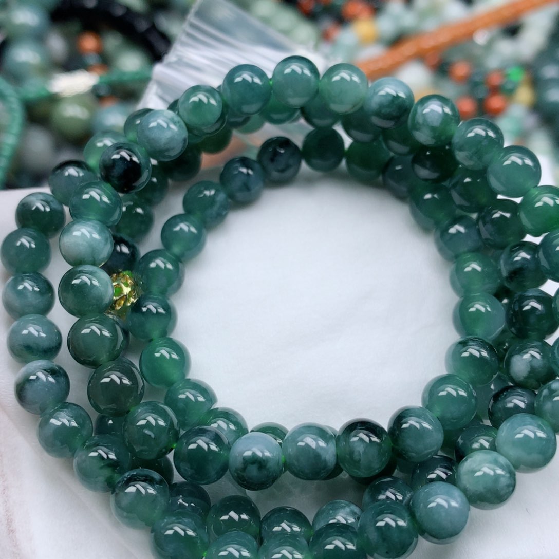 翡翠手串未镶嵌手串