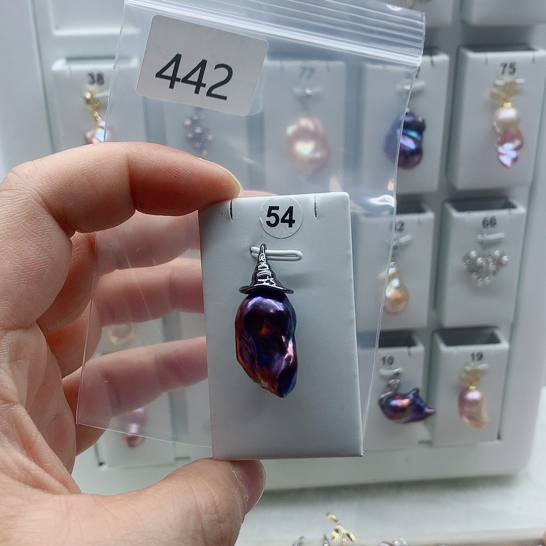 淡水珍珠吊坠(不含链)合金