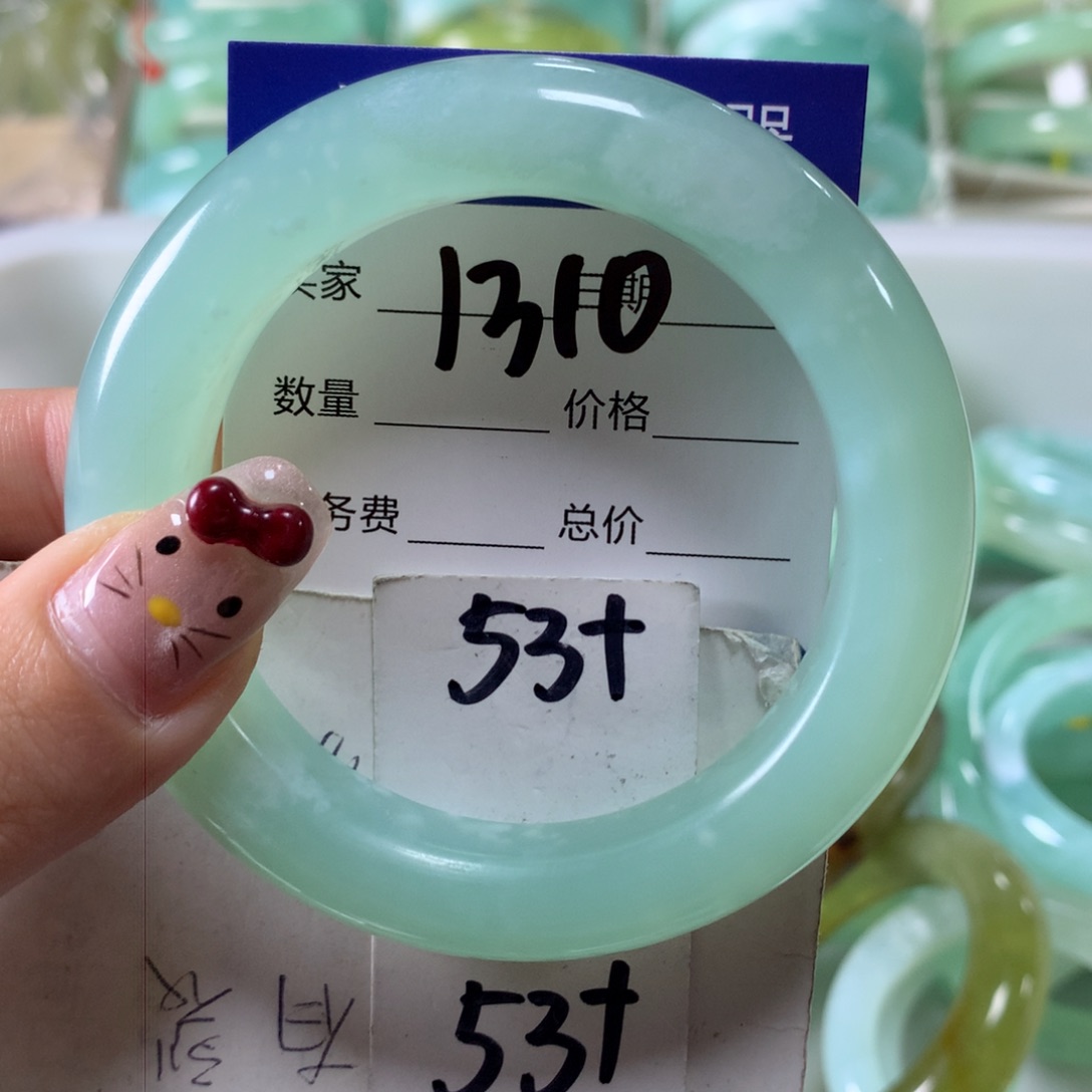 蛇纹石玉手镯未镶嵌1310