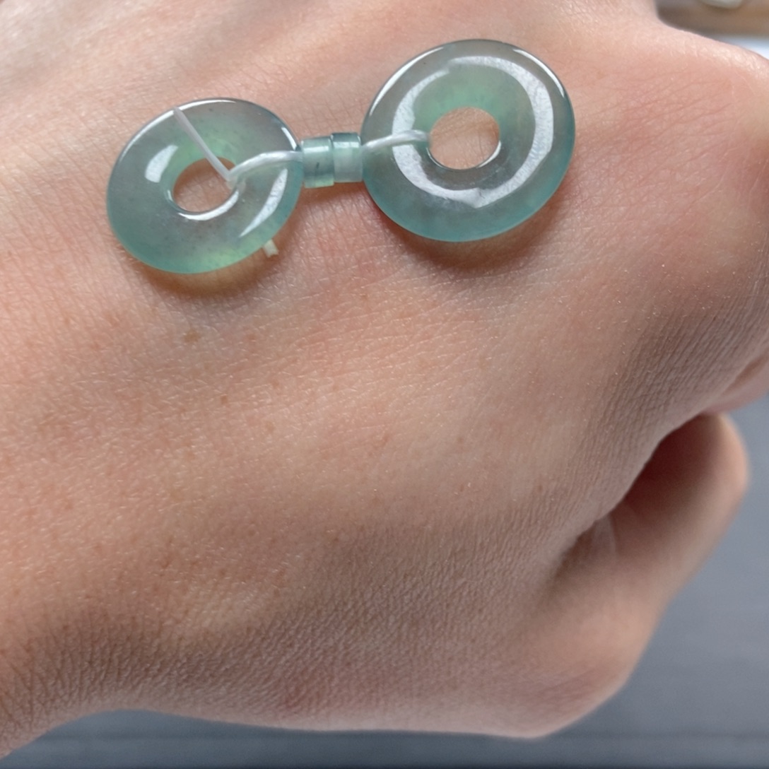 翡翠手串未镶嵌甜甜圈