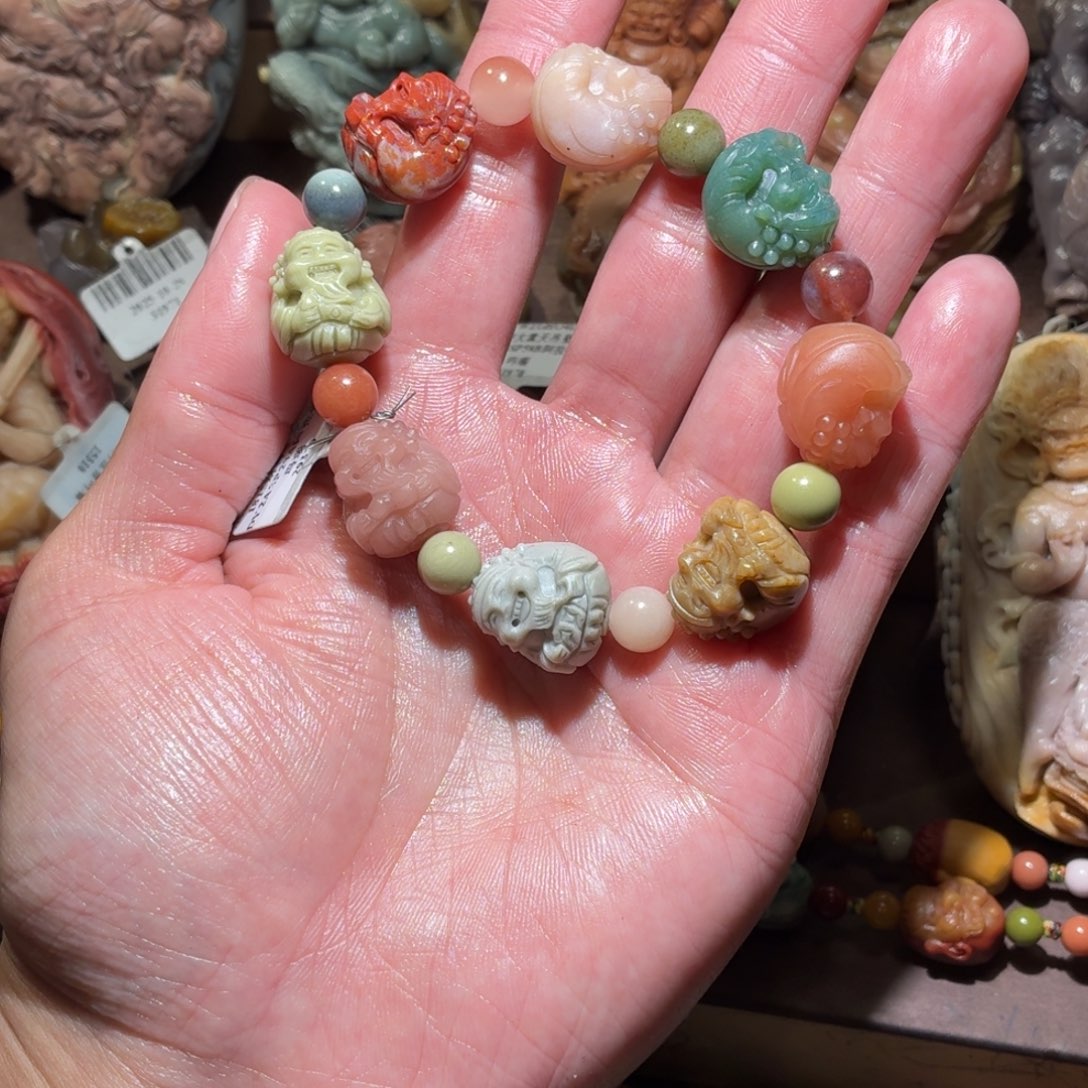 玫***舍石英质玉未镶嵌手串6