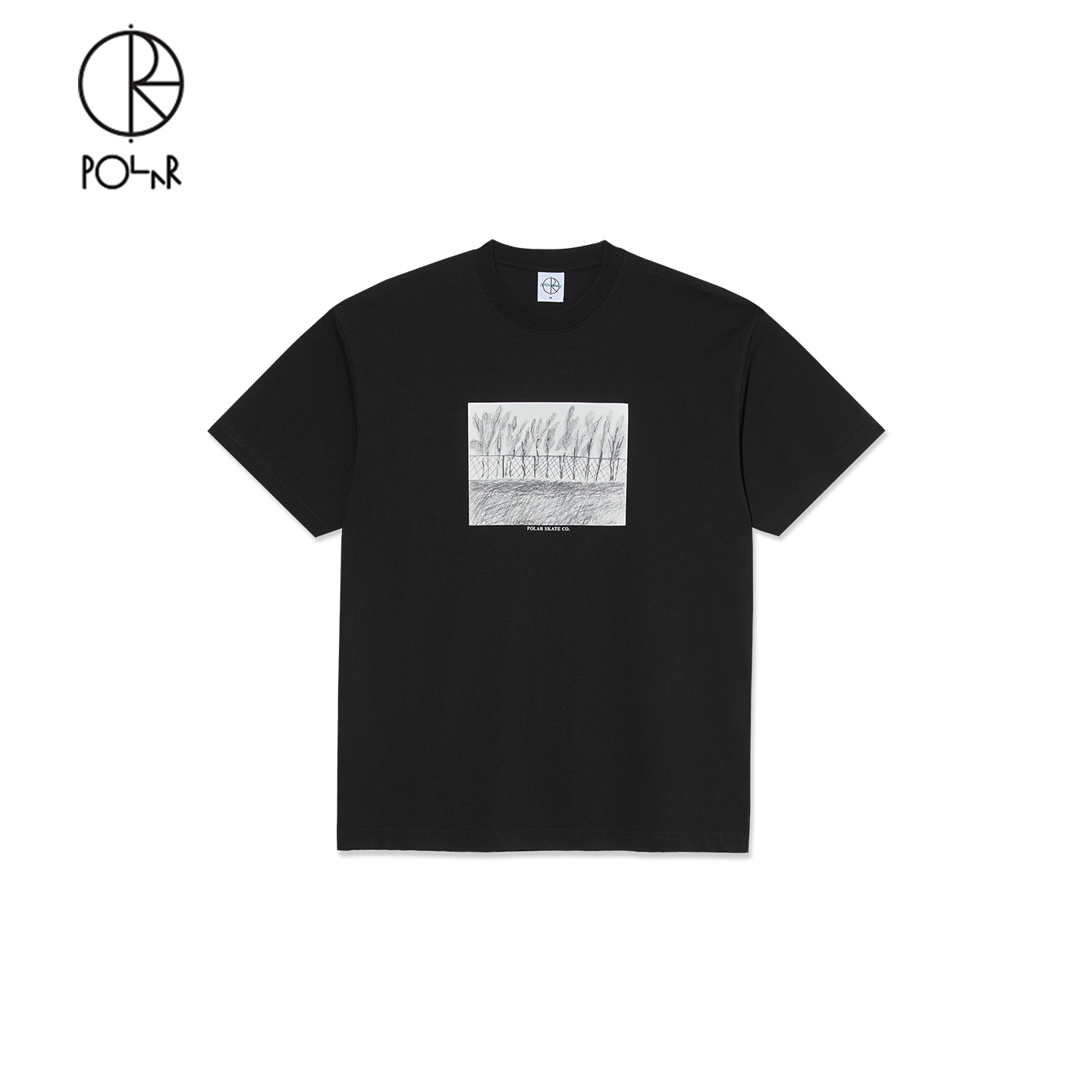 Polar Skate Co Fence Tee 印花街头滑板短袖T恤男女潮