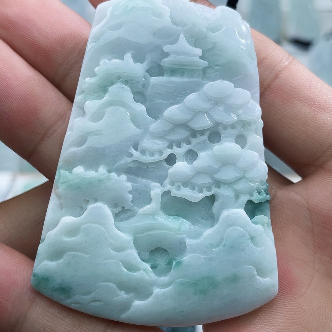 颈饰未镶嵌翡翠翡翠