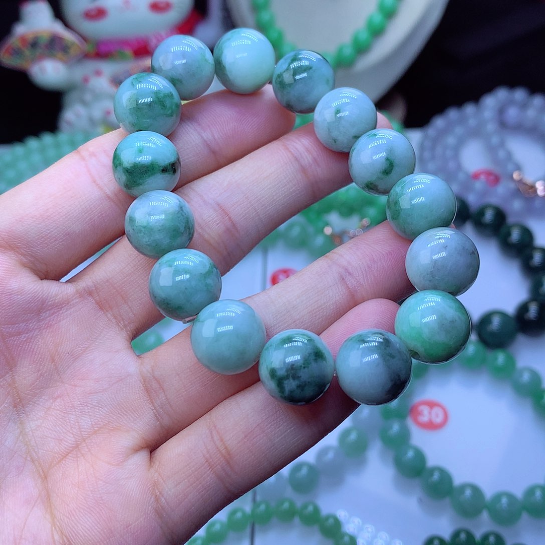 翡翠毛衣链未镶嵌卡13