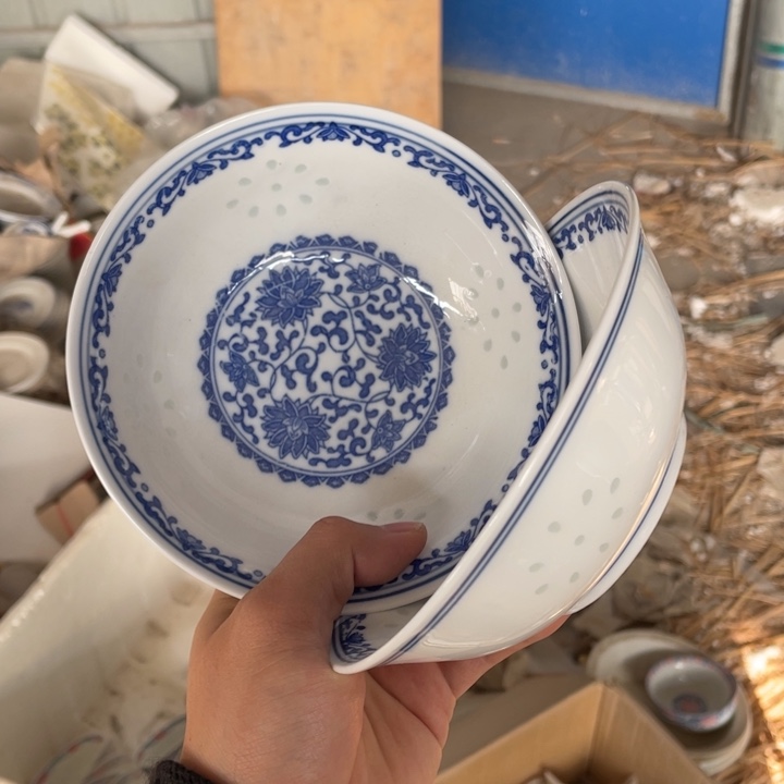 瓷碗景德镇高温细白瓷餐具