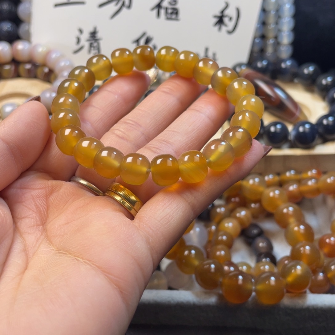 玛瑙/玉髓未镶嵌手链