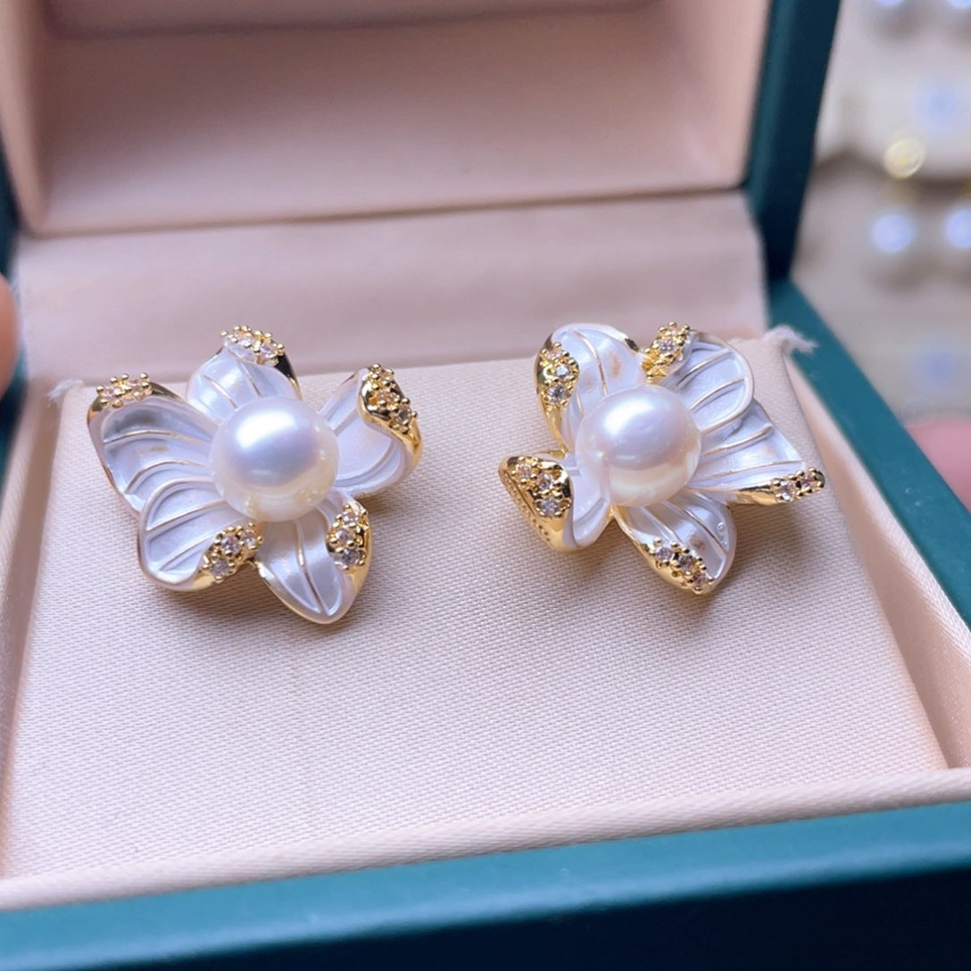 银S925镶嵌其他淡水珍珠