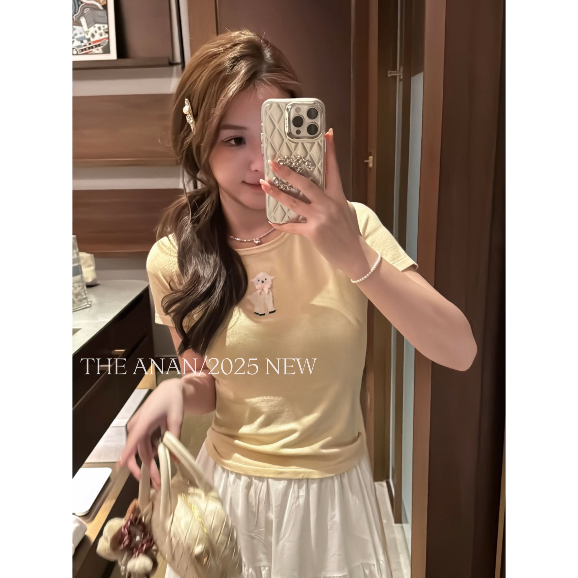 【ANAN】可爱小羊~ 夏季修身T恤AN-K36