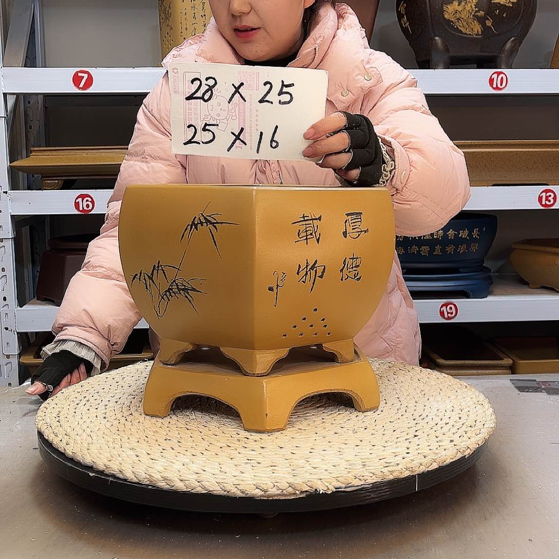 紫砂花盆紫砂花盆