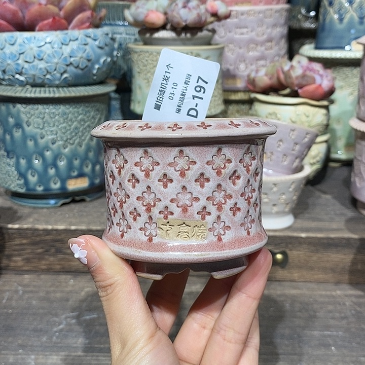 七里烧花盆3-10-197口径6