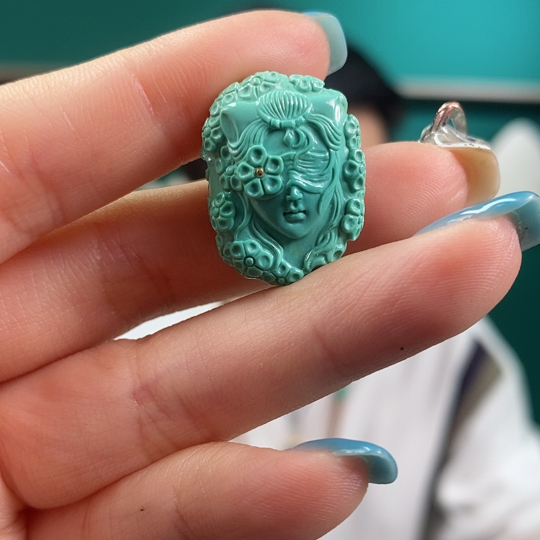 绿松石珠宝奇石未镶嵌