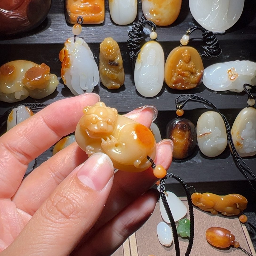 和田玉玉牌未镶嵌安*.