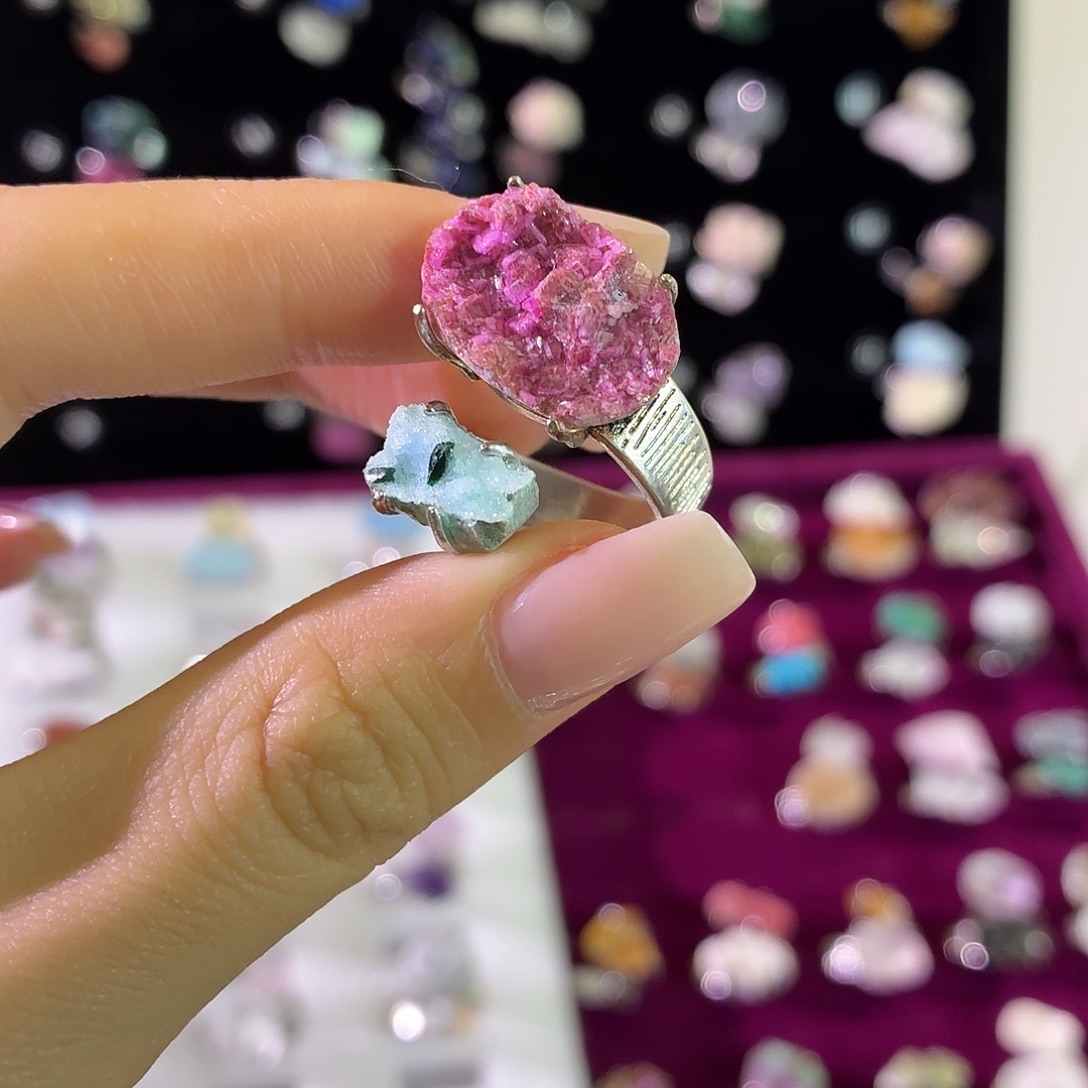 大理石铜合金戒指