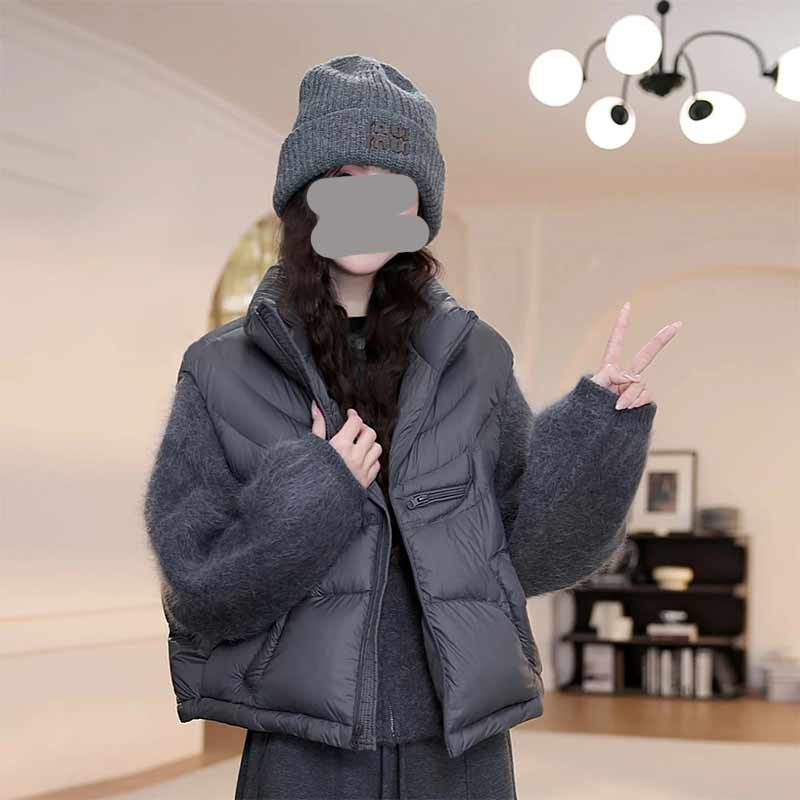 纯色立领马甲女秋季季新款设计感保暖叠穿马夹