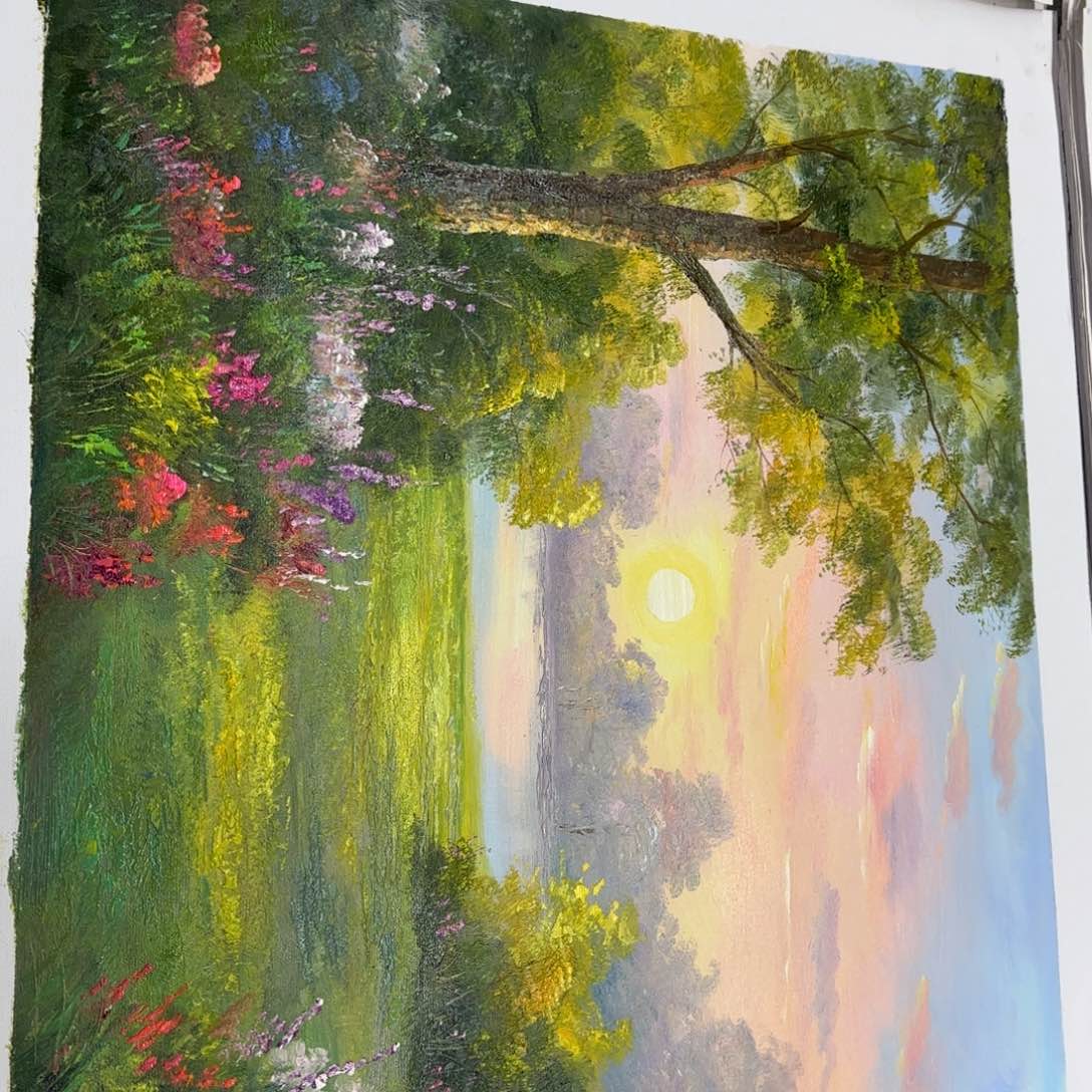 油画我是一个很喜欢你