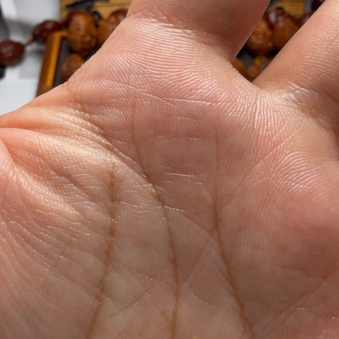 乖***虎手串/手链橄榄核回血别拍