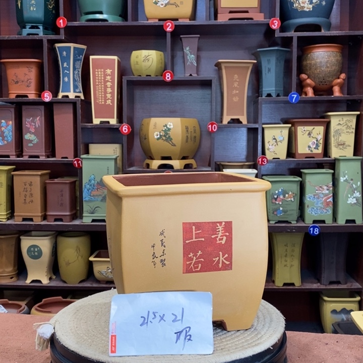 紫砂花盆紫砂花盆