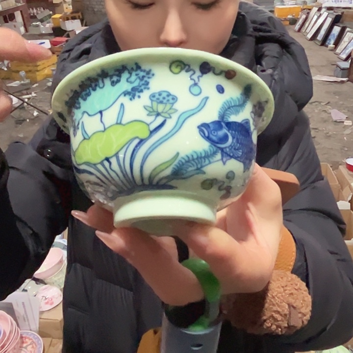 瓷其他景德镇高温瓷压手杯