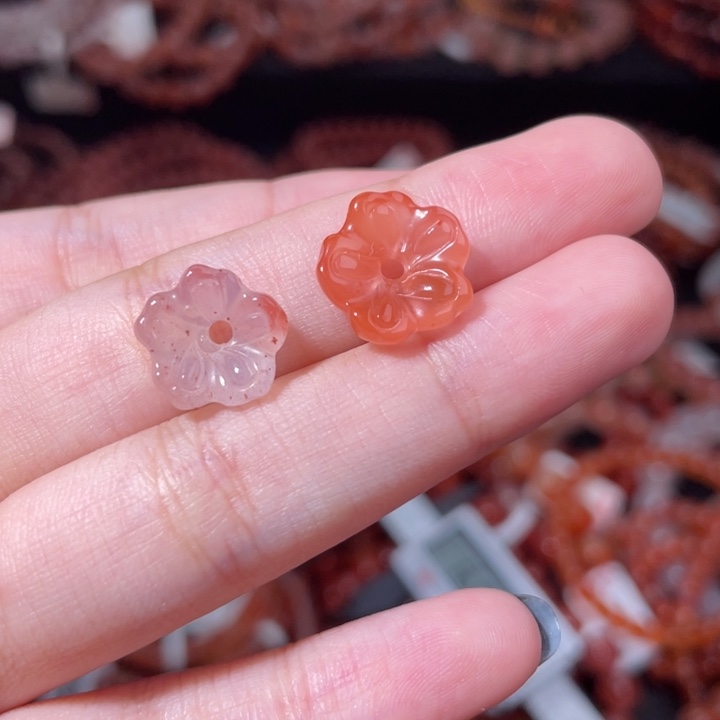 南红玛瑙未镶嵌腕花2059