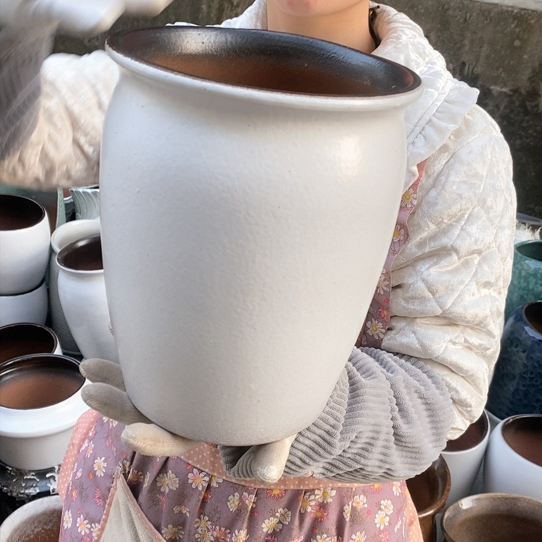 紫砂花盆正品口20高25