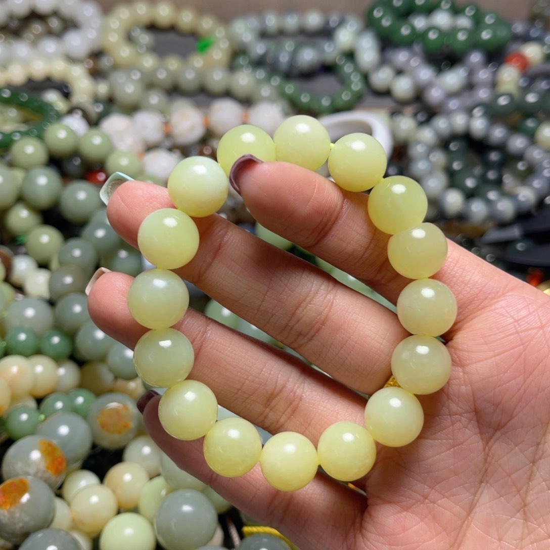 和田玉手链未镶嵌