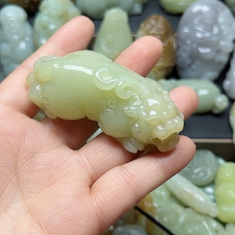 颈饰未镶嵌和田玉压****造
