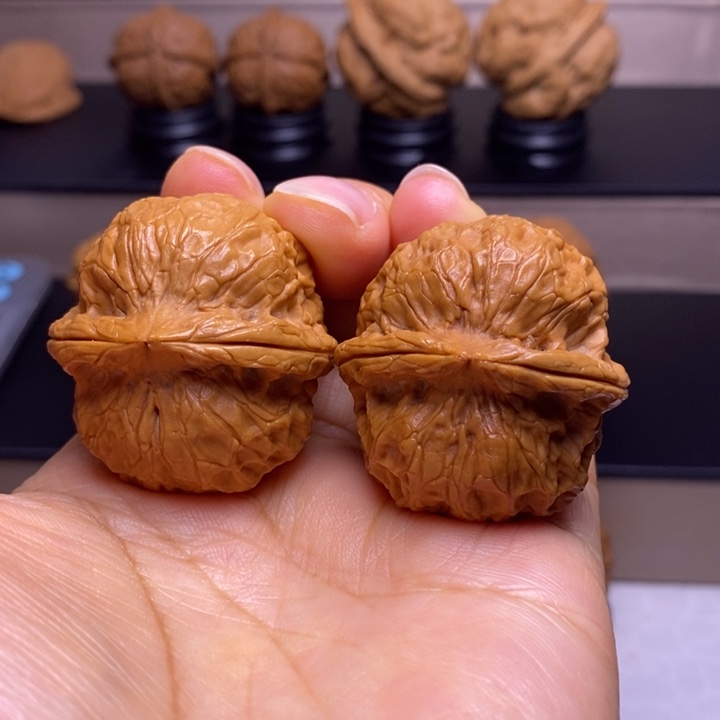 把件文玩核桃粗筋铁地雷19