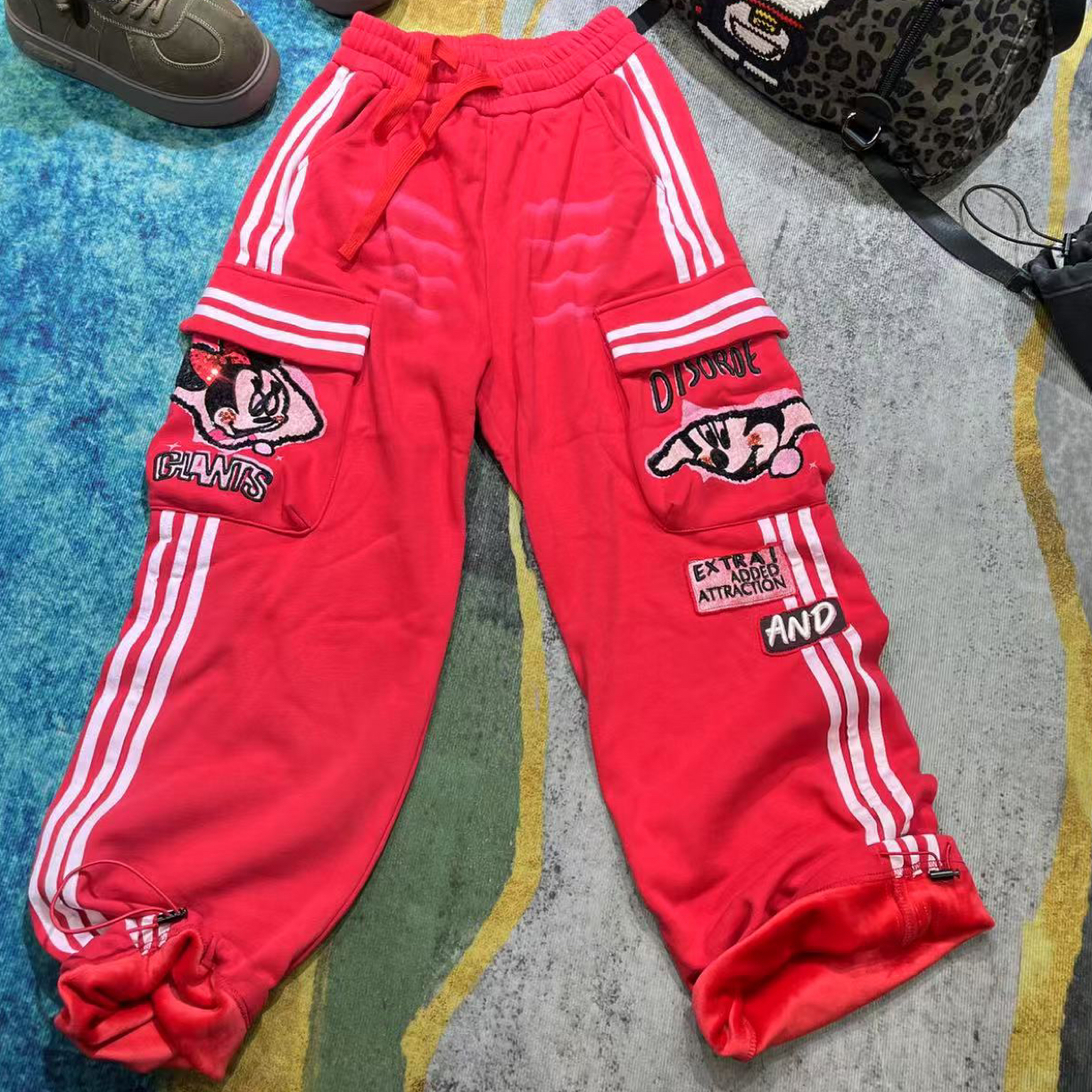 梵玛加列加绒加厚休闲裤6080