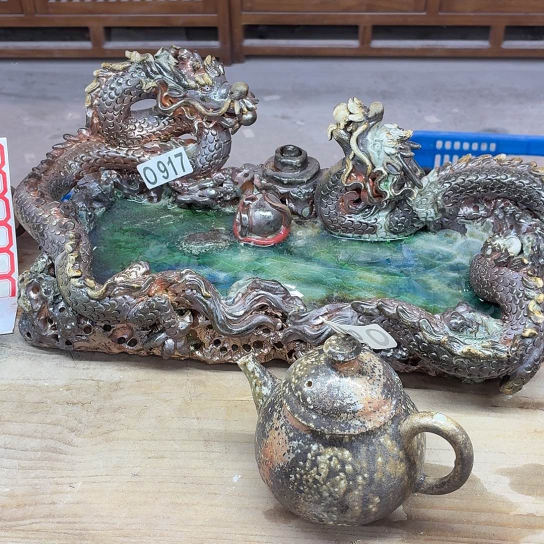 明***哥陶园柴烧，精品高货0917瑕