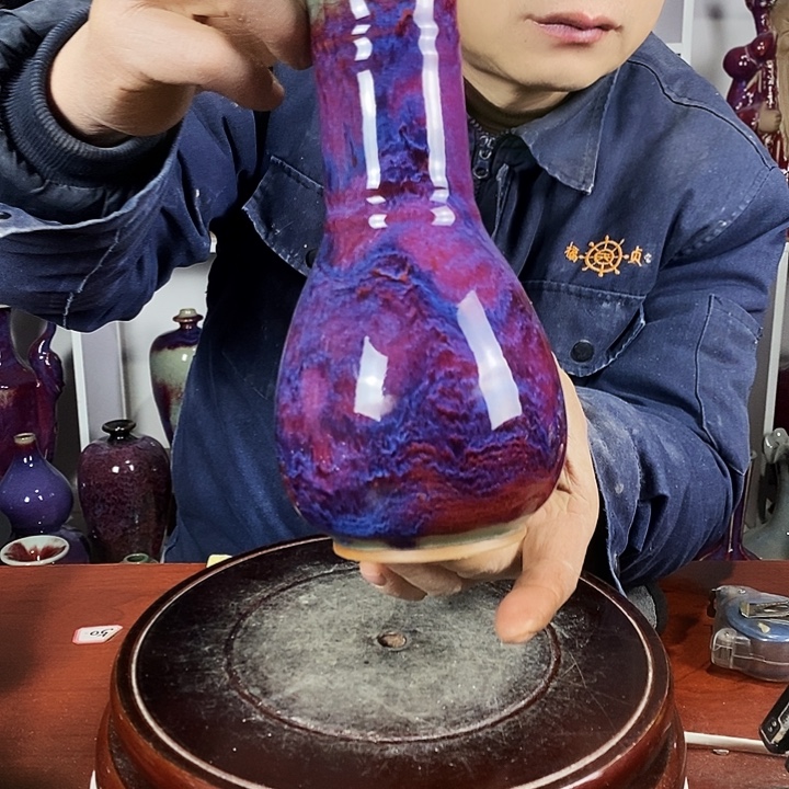 尚峰钧窑作品摆件