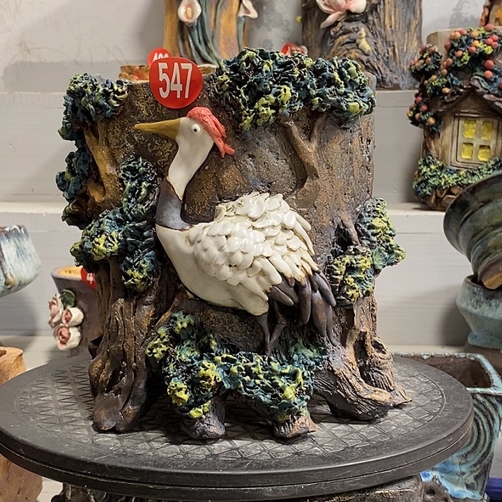 微瑕547 号陶然花器手工花盆