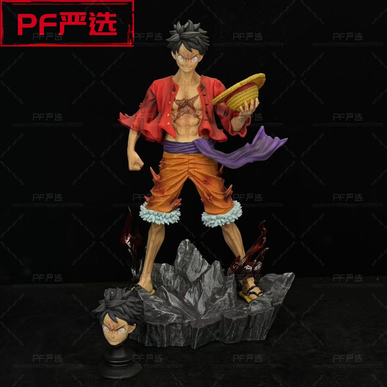 【PF严选】TH 天绘路飞 双头雕 25cm 海贼王动漫手办周边模玩摆件