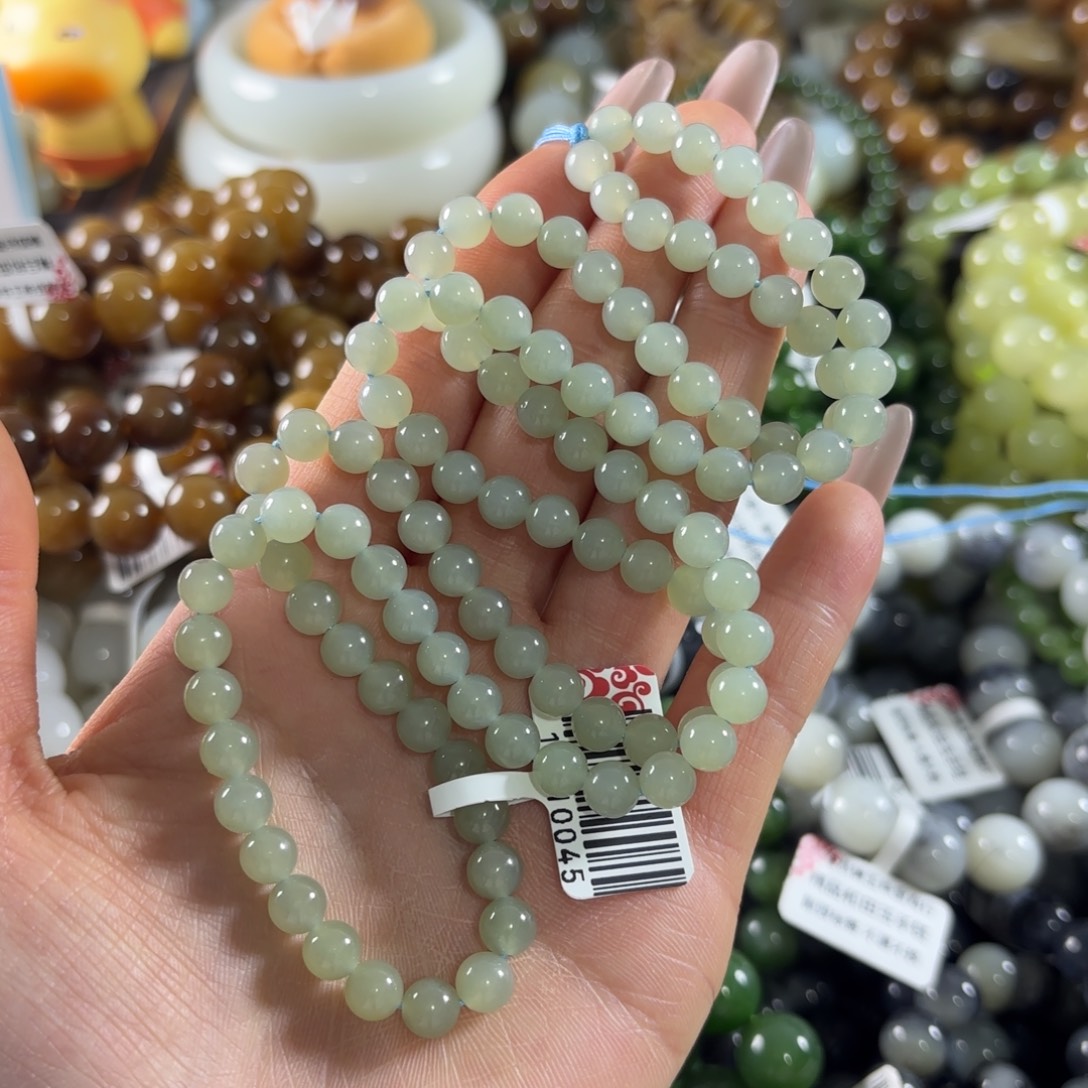 和田玉未镶嵌手串119