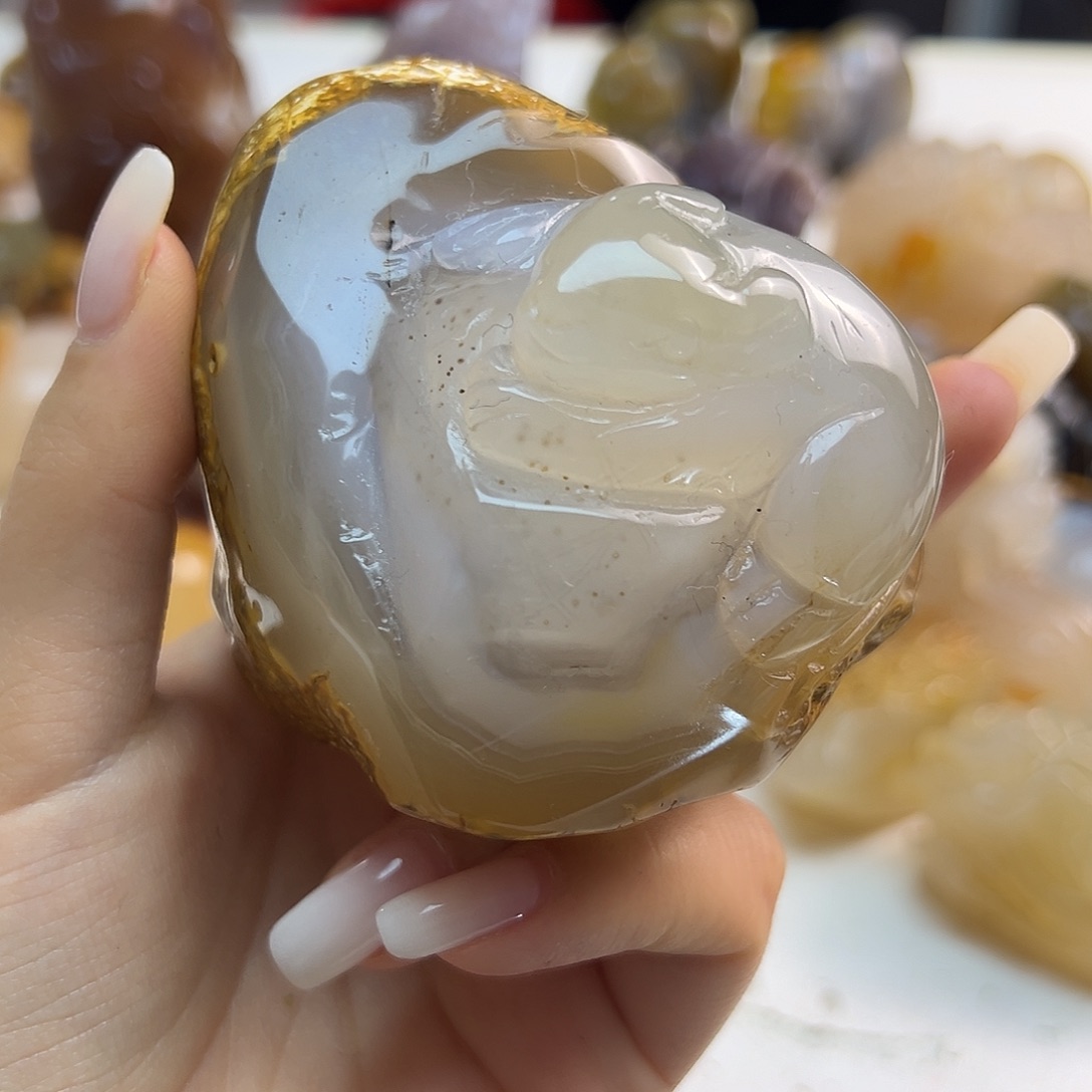 玛瑙/玉髓未镶嵌颈饰