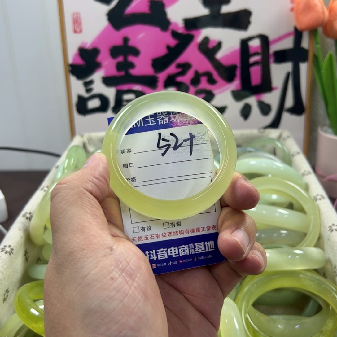 蛇纹石玉手镯未镶嵌501