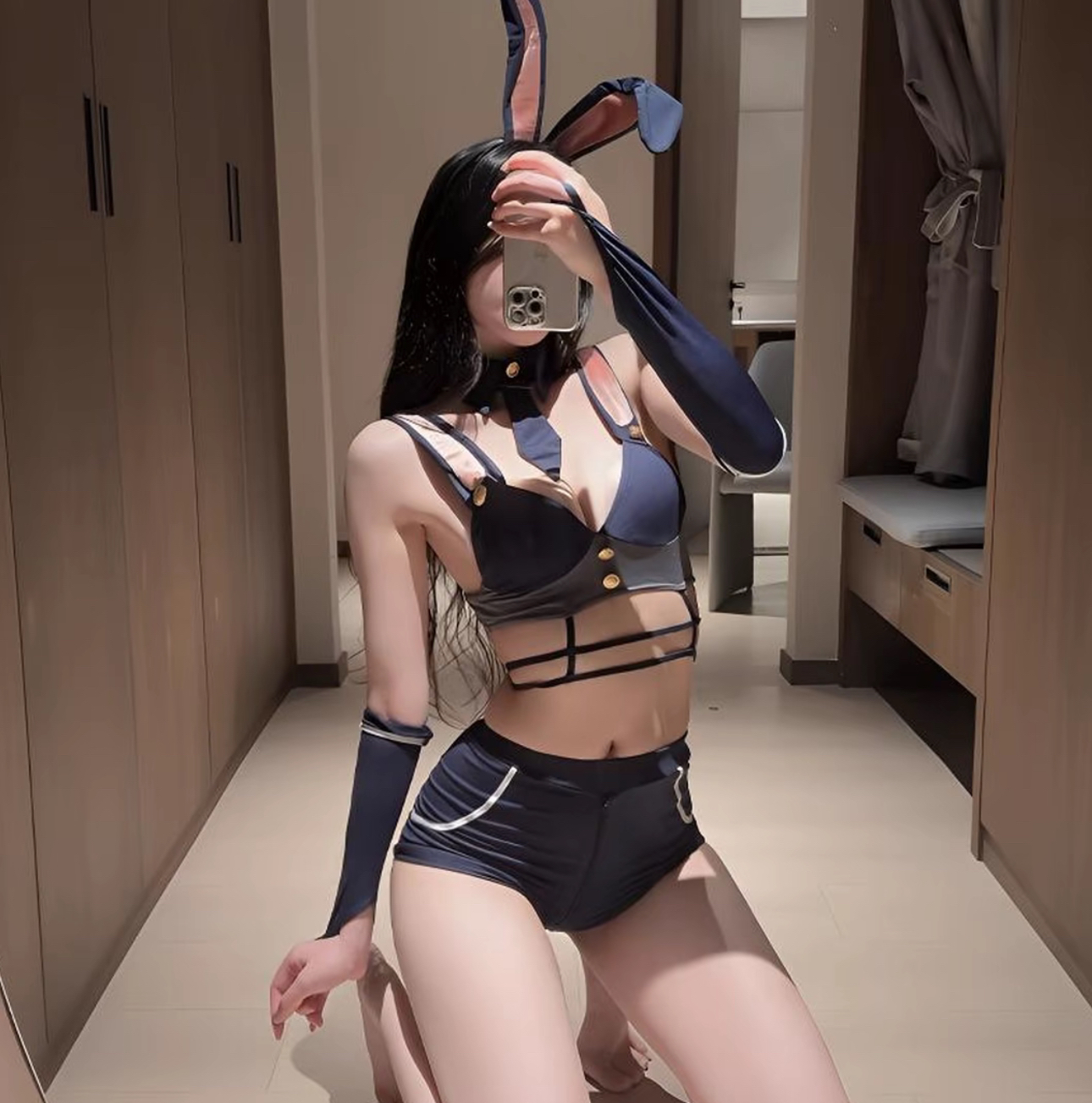 若风 兔子警官*大码*巡查官性感cos服夜店万圣节二次元套装