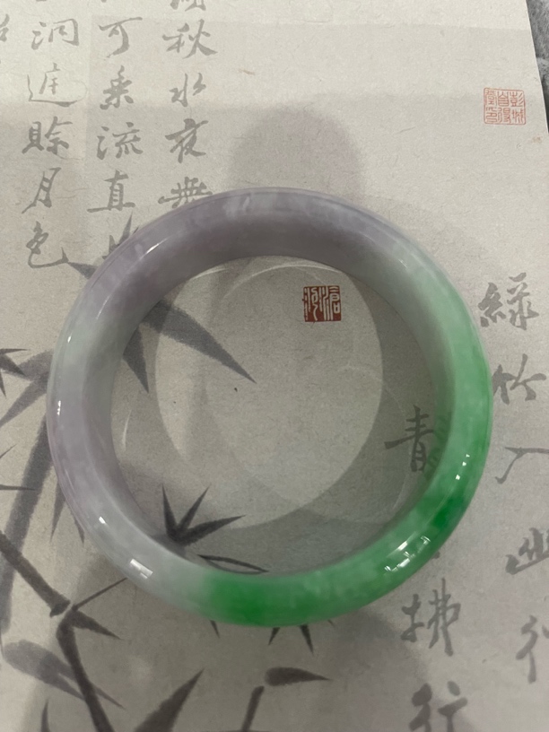 H580-五七➕缅甸翡翠手镯时尚冰
