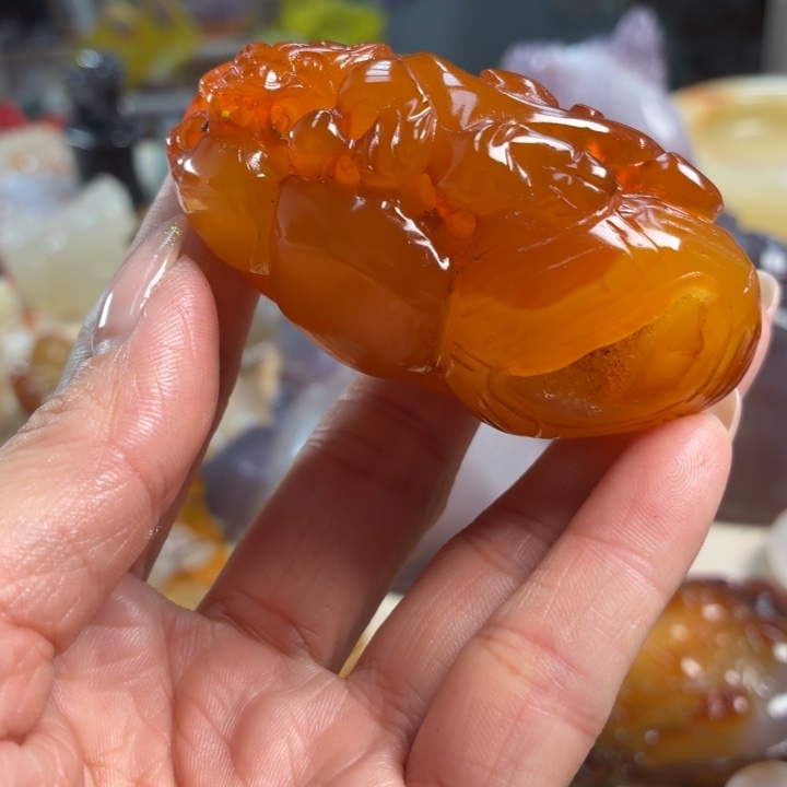 玛瑙/玉髓未镶嵌吊坠(不含链)