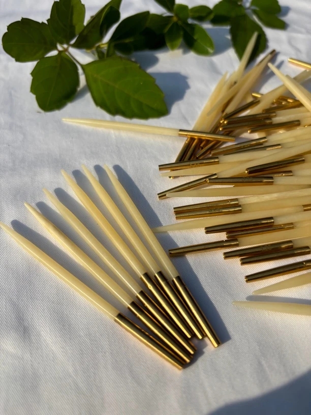 牛牛 双八短针头 毛衣针 编织工具   套装送包 送5条连接线