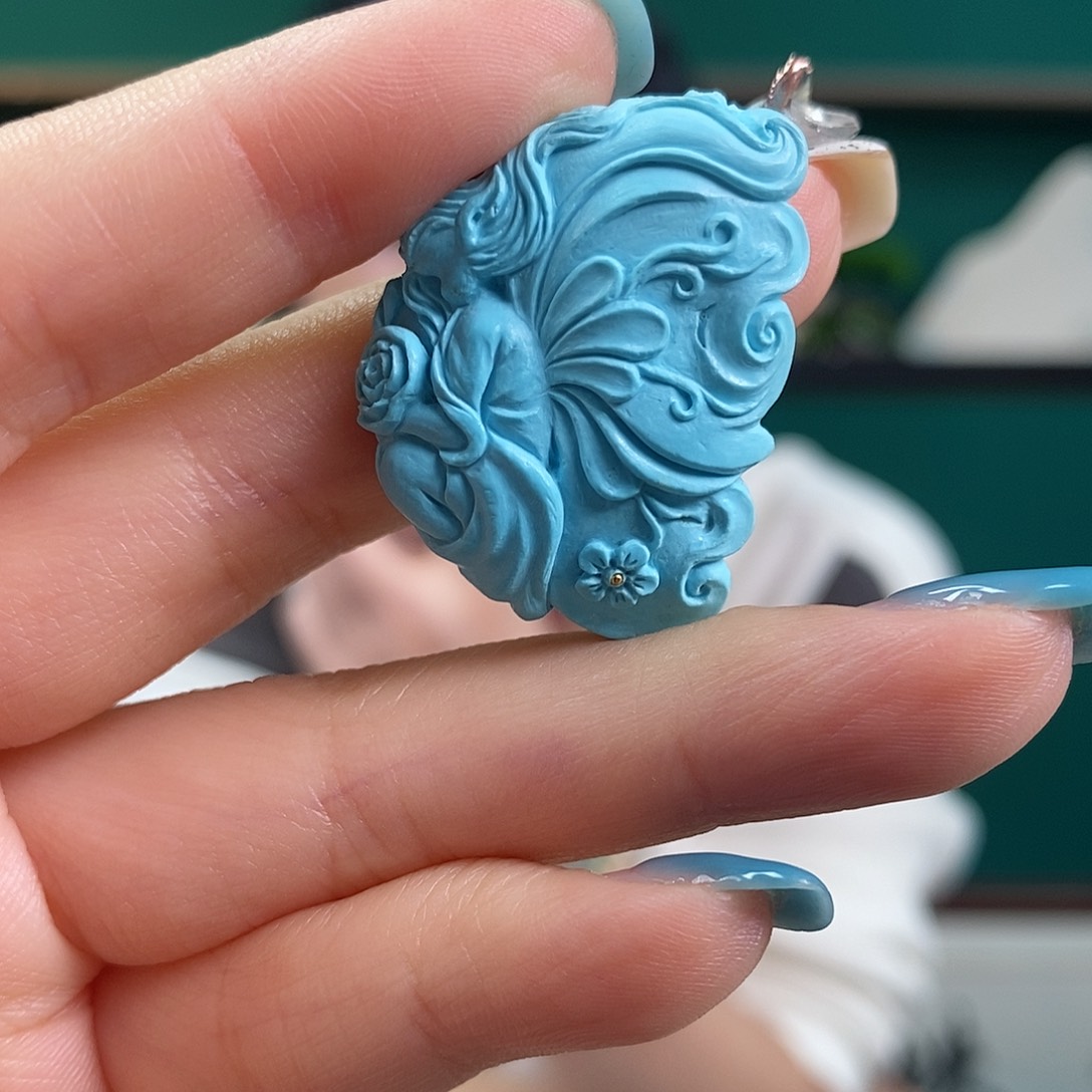 绿松石珠宝奇石未镶嵌