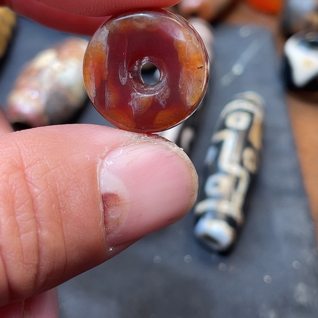 玛瑙/玉髓合金珠子