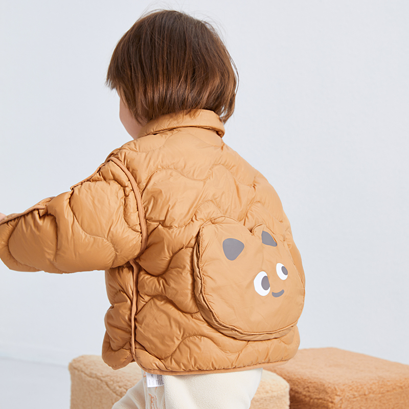 【商场同款】宝宝幼童反季羽绒服男女婴儿轻薄秋冬童装洋气白鸭绒