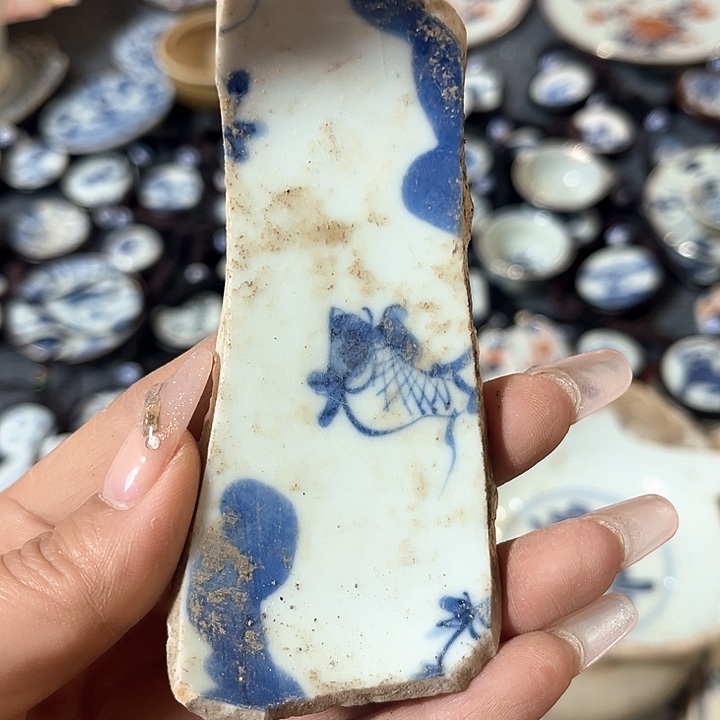 瓷片瓷片茶托喝茶非常不错