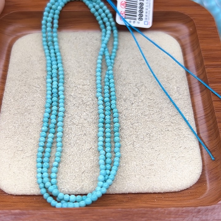 绿松石手链未镶嵌来***?