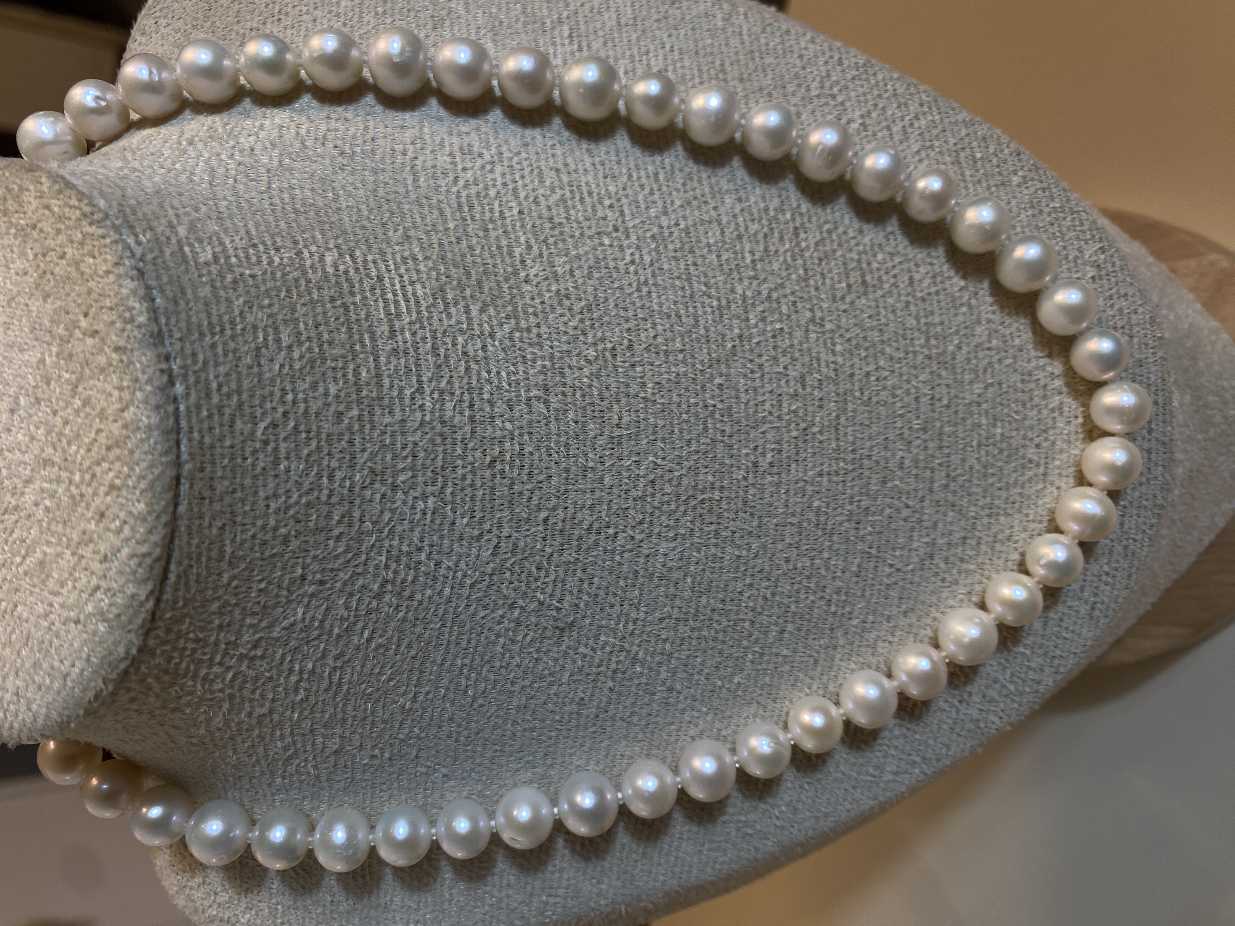 链子925银 （元宝扣925银）5757可刮粉白色项链