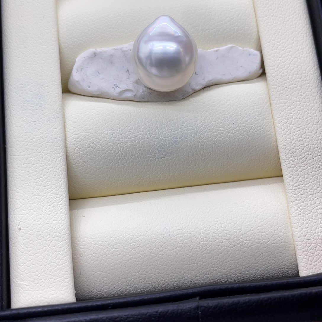 海水珍珠裸珠澳白12-13mm